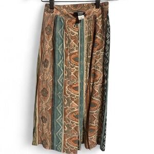 Women's Boho-chic multi-coloured maxi skirt by Katherine Marie Petite size 4‎